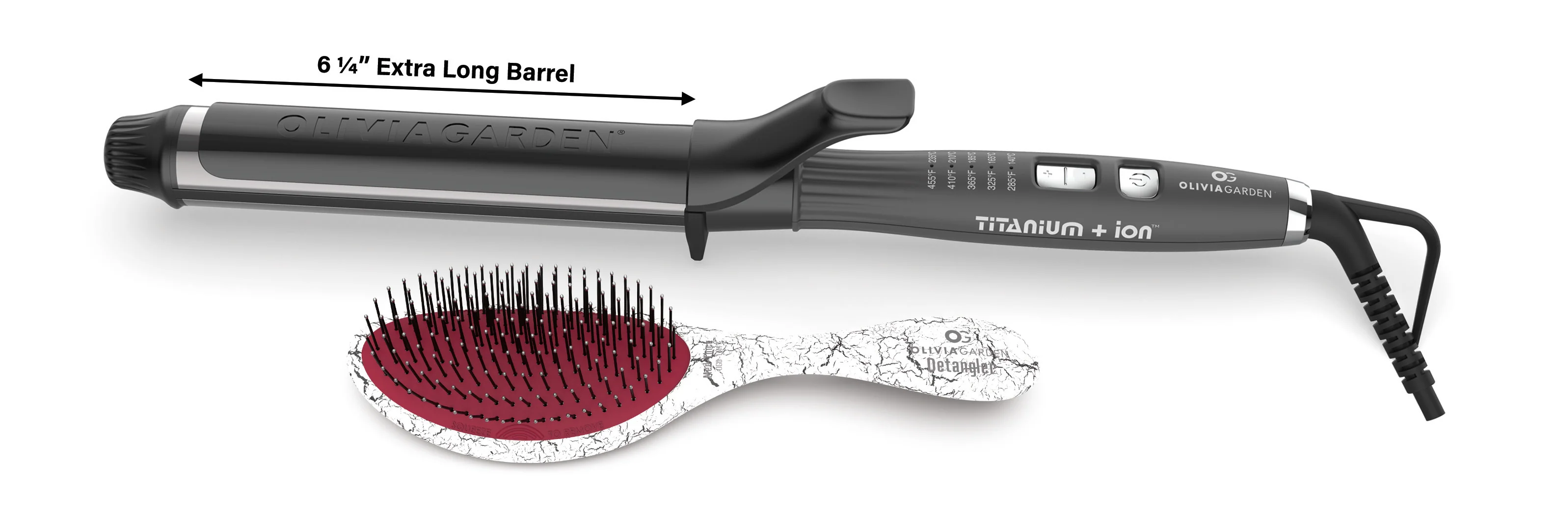 Titanium + ion Curling Iron<br> with FREE GIFT - Image 4