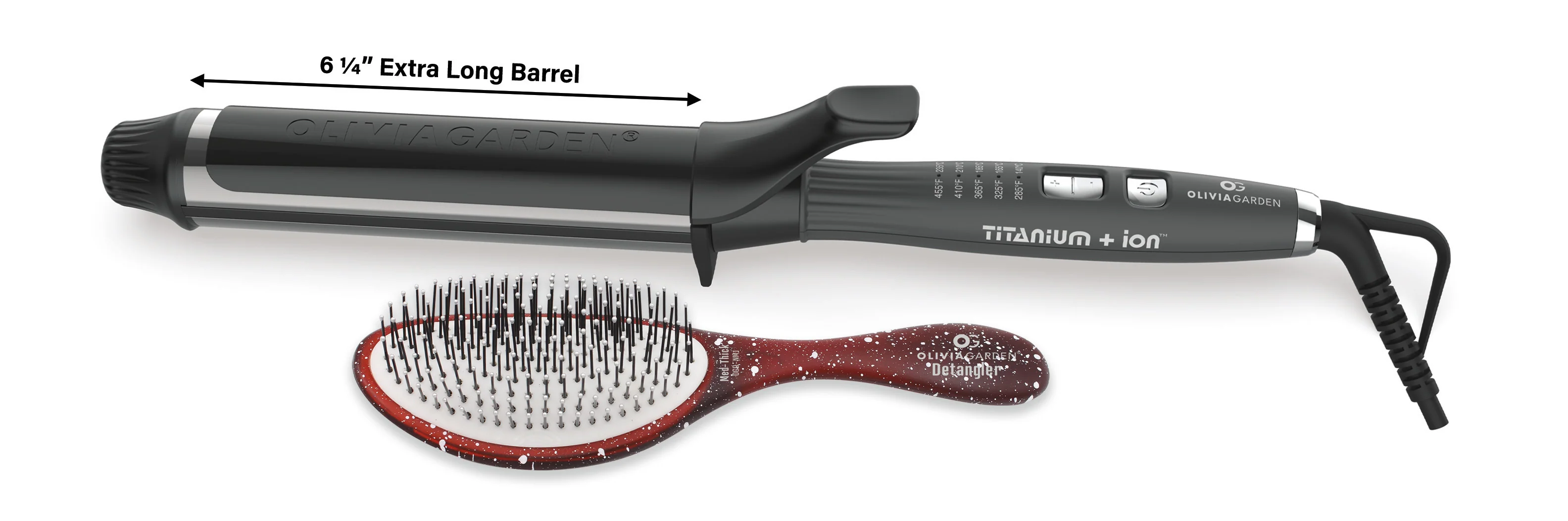 Titanium + ion Curling Iron<br> with FREE GIFT - Image 5
